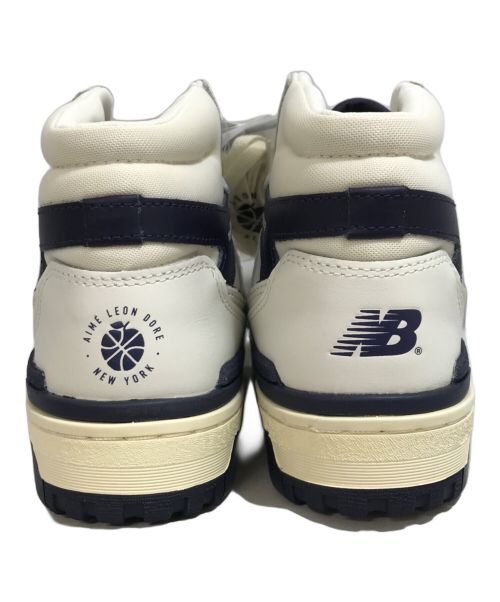 NEW BALANCE（ニューバランス）NEW BALANCE (ニューバランス) Aime Leon Dore (エメ レオン ドレ) ハイカットスニーカー ベージュ サイズ:27 未使用品の古着・服飾アイテム