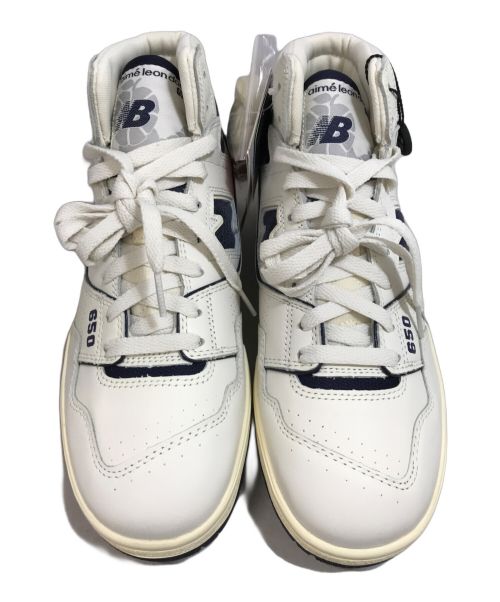 NEW BALANCE（ニューバランス）NEW BALANCE (ニューバランス) Aime Leon Dore (エメ レオン ドレ) ハイカットスニーカー ベージュ サイズ:27 未使用品の古着・服飾アイテム