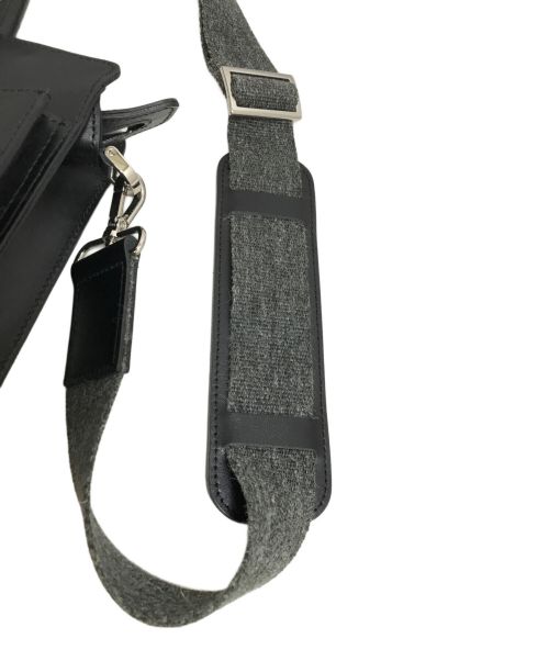 Rich I（リッチアイ）Rich I (リッチアイ) M.RECTANGLE LEATER HELMET BAG ブラックの古着・服飾アイテム