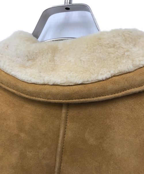 Rugby Ralph Lauren（ラグビーラルフローレン）Rugby Ralph Lauren (ラグビーラルフローレン) シープスキンコート ベージュ サイズ:XSの古着・服飾アイテム
