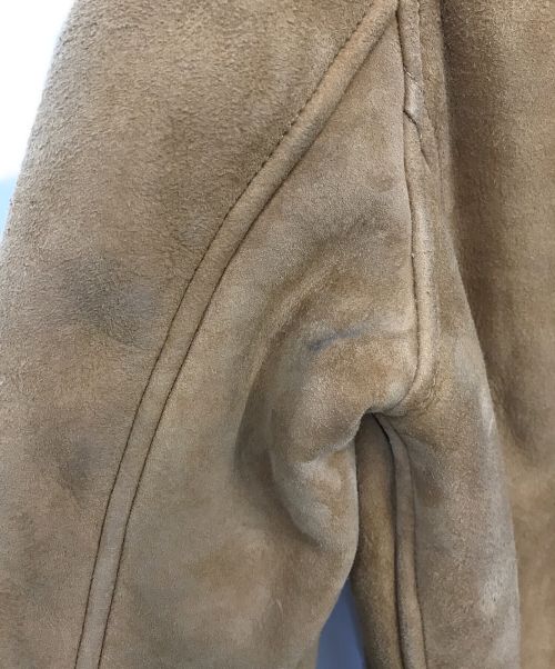 Rugby Ralph Lauren（ラグビーラルフローレン）Rugby Ralph Lauren (ラグビーラルフローレン) シープスキンコート ベージュ サイズ:XSの古着・服飾アイテム