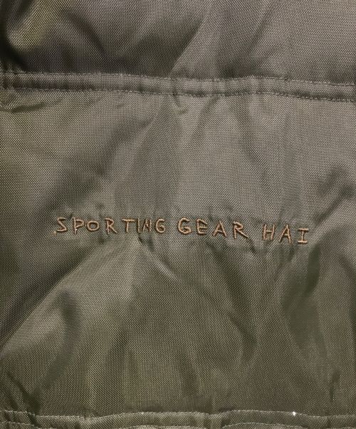 HAI SPORTING GEAR（ハイスポーツギア）HAI SPORTING GEAR (ハイスポーツギア) ダウンジャケット グリーン サイズ:Mの古着・服飾アイテム