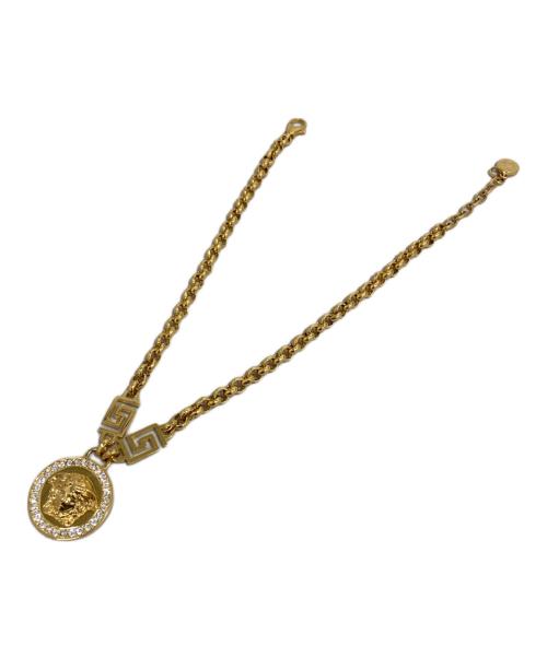 VERSACE（ヴェルサーチェ）VERSACE (ヴェルサーチェ) ネックレス ゴールドの古着・服飾アイテム