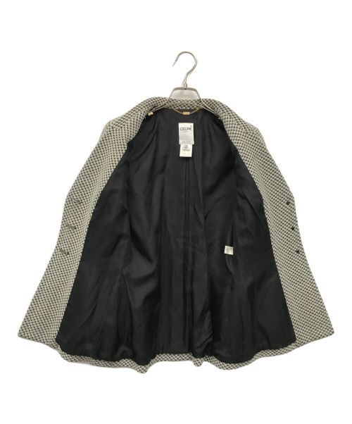 CELINE（セリーヌ）CELINE (セリーヌ) 千鳥格子柄テーラードジャケット サイズ:36の古着・服飾アイテム