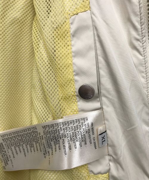DIESEL（ディーゼル）DIESEL (ディーゼル) ジップナイロンジャケット アイボリー サイズ:XLの古着・服飾アイテム
