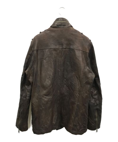 BANANA REPUBLIC（バナナリパブリック）BANANA REPUBLIC (バナナリパブリック) レザージャケット ブラウン サイズ:Mの古着・服飾アイテム