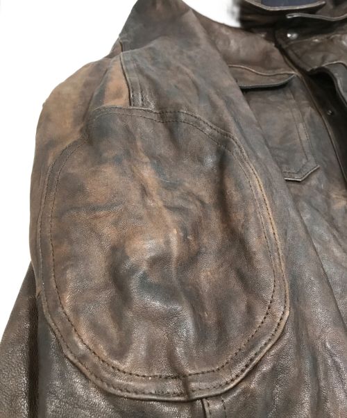 BANANA REPUBLIC（バナナリパブリック）BANANA REPUBLIC (バナナリパブリック) レザージャケット ブラウン サイズ:Mの古着・服飾アイテム