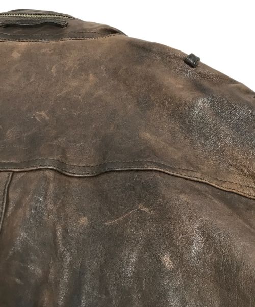 BANANA REPUBLIC（バナナリパブリック）BANANA REPUBLIC (バナナリパブリック) レザージャケット ブラウン サイズ:Mの古着・服飾アイテム