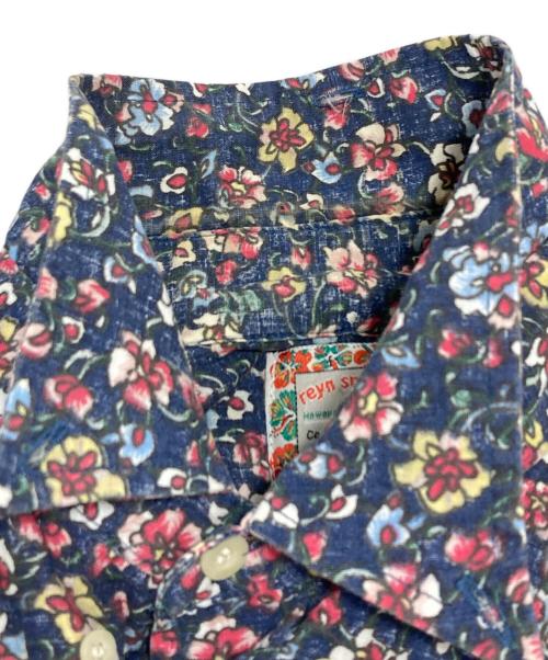 reyn spooner（レイン スプナー）reyn spooner (レイン スプナー) 総柄シャツ ネイビー サイズ:Mの古着・服飾アイテム