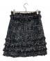 Adonisis (アドニシス) ツイードミニスカート ブラック サイズ:36：4500円