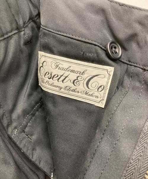 EESETT&Co（イーセットアンドコー）EESETT&Co (イーセットアンドコー) BANDAGE SHORTS/コーデュロイ切替ショーツ ブラック サイズ:34の古着・服飾アイテム