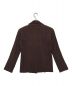 ISSEY MIYAKE WHITE LABEL (イッセイミヤケホワイトレーベル) プリーツ3Bジャケット ブラウン サイズ:2：10000円