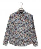 Paul Smith COLLECTIONポールスミス コレクション）の古着「花柄シャツ」｜スカイブルー