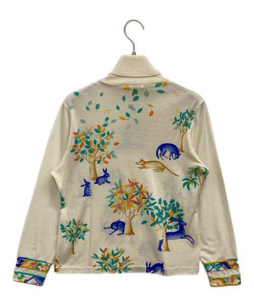 LEONARD（レオナール）LEONARD (レオナール) タートルネックニット アイボリー サイズ:Mの古着・服飾アイテム