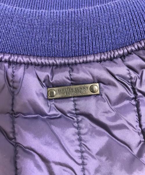 MASTER BUNNY EDITION（マスターバニーエディション）MASTER BUNNY EDITION (マスターバニーエディション) 中綿スニードブルゾン ネイビーの古着・服飾アイテム