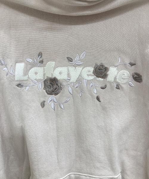 Lafayette（ラファイエット）Lafayette (ラファイエット) ローズ刺繍パーカー パープル サイズ:Lの古着・服飾アイテム