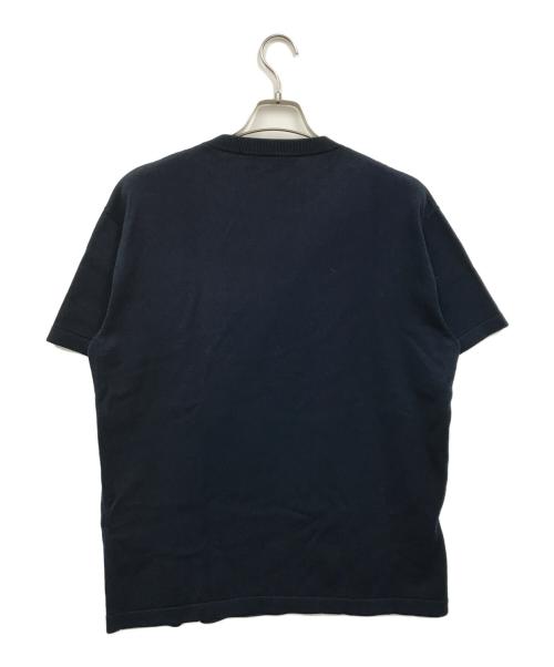 LOUIS VUITTON（ルイ ヴィトン）LOUIS VUITTON (ルイ ヴィトン) HUMAN MADE (ヒューマンメイド) S/Sニット ネイビー サイズ:Mの古着・服飾アイテム