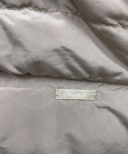 'S Max Mara（エスマックスマーラ）'S Max Mara (エスマックスマーラ) ダウンベスト ベージュ サイズ:40の古着・服飾アイテム