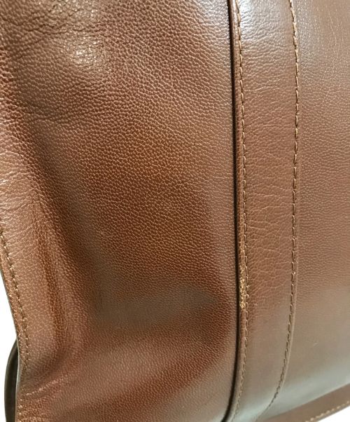 KITAMURA（キタムラ）KITAMURA (キタムラ) レザートートバッグ ブラウンの古着・服飾アイテム