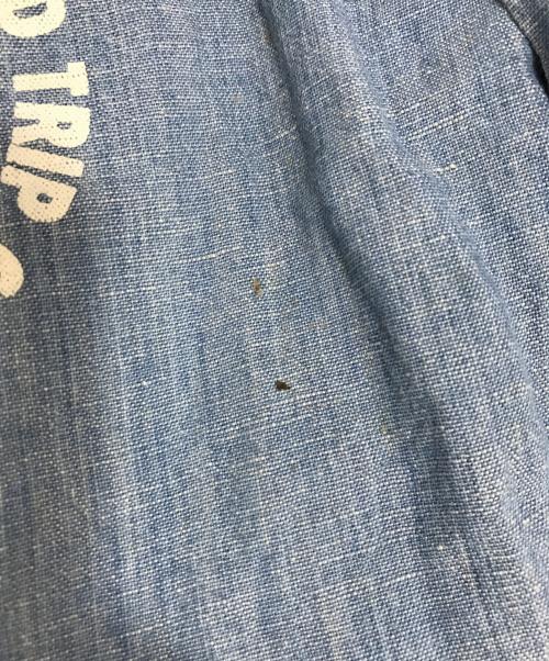 Hysteric Glamour（ヒステリックグラマー）Hysteric Glamour (ヒステリックグラマー) リネンブレンドガールプリントシャツ ブルー サイズ:Mの古着・服飾アイテム