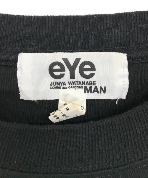 eYe COMME des GARCONS JUNYAWATANABE MAN（アイ コム デ ギャルソン ジュンヤ ワタナベ マン）eYe COMME des GARCONS JUNYAWATANABE MAN (アイ コム デ ギャルソン ジュンヤ ワタナベ マン) Tシャツ ブラック サイズ:Lの古着・服飾アイテム