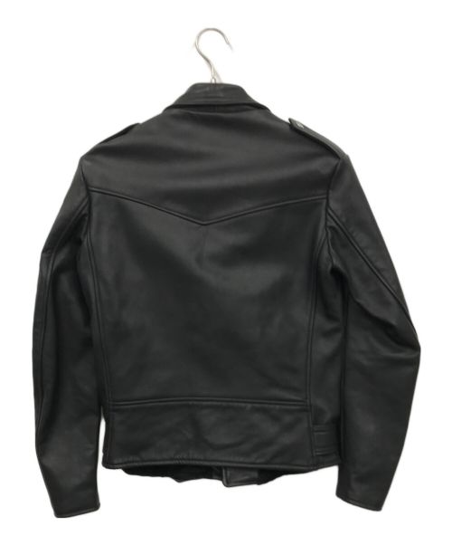 666（666）666 (666) ライダースジャケット ブラック サイズ:36の古着・服飾アイテム