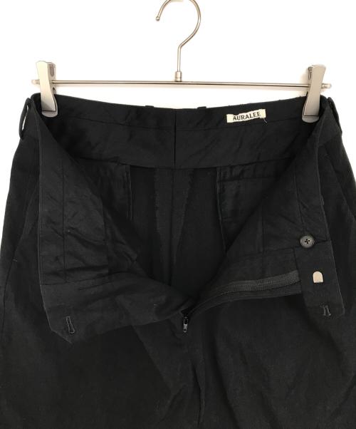 AURALEE（オーラリー）AURALEE (オーラリー) ハーフパンツ ブラック サイズ:5の古着・服飾アイテム