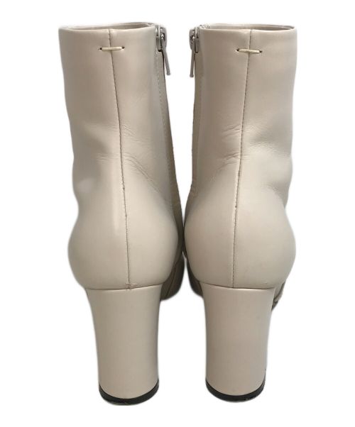 PELLICO（ペリーコ）PELLICO (ペリーコ) SEMI SQUARE TOE SHORT BOOTS ベージュ サイズ:35 1/2の古着・服飾アイテム