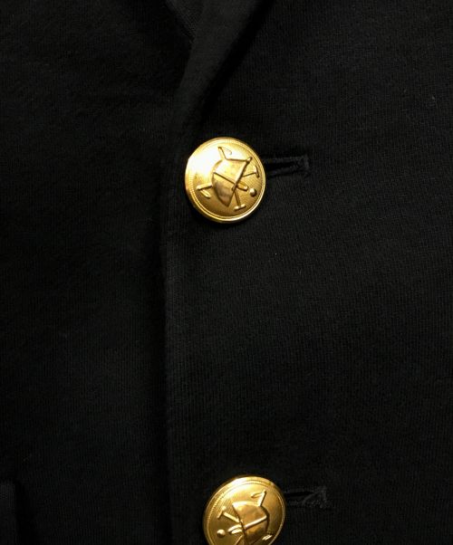 POLO RALPH LAUREN（ポロ・ラルフローレン）POLO RALPH LAUREN (ポロ・ラルフローレン) 金釦ブレザー ブラック サイズ:0　150/80Aの古着・服飾アイテム