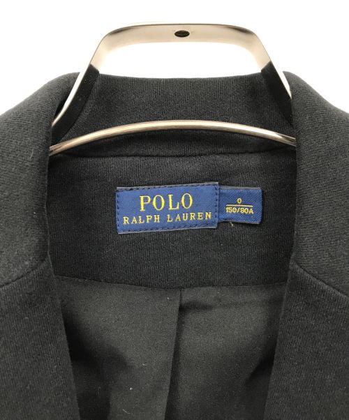 POLO RALPH LAUREN（ポロ・ラルフローレン）POLO RALPH LAUREN (ポロ・ラルフローレン) 金釦ブレザー ブラック サイズ:0　150/80Aの古着・服飾アイテム