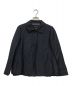 DRAWER（ドゥロワー）の古着「ウールリネンシャツジャケット」｜ネイビー