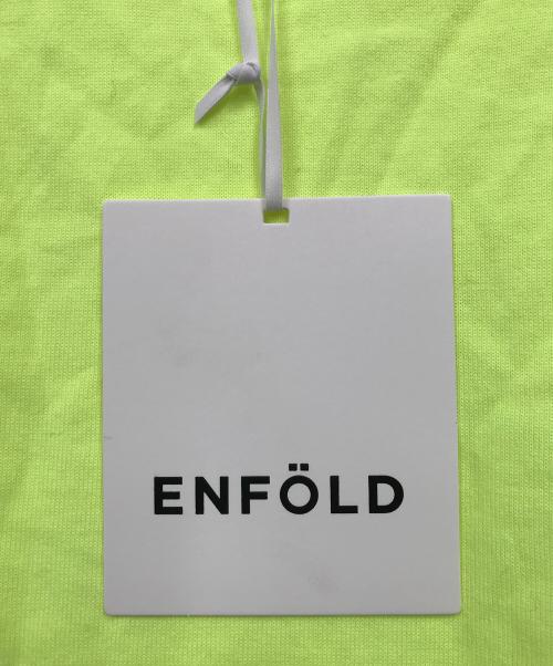 ENFOLD（エンフォルド）ENFOLD (エンフォルド) コットンニットTシャツ イエロー サイズ:38 未使用品の古着・服飾アイテム