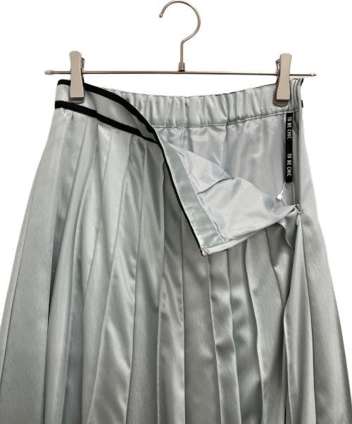 TO BE CHIC（トゥービーシック）TO BE CHIC (トゥービーシック) スカート スカイブルー サイズ:38 未使用品の古着・服飾アイテム