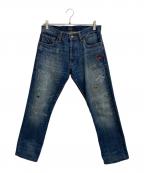 POLO RALPH LAURENポロ・ラルフローレン）の古着「加工デニムパンツ」｜インディゴ