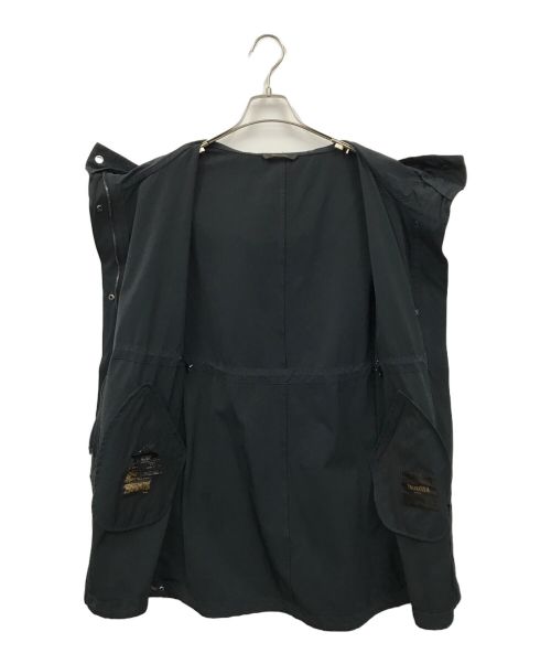 MOORER（ムーレー）MOORER (ムーレー) フーデッドコート ブラック サイズ:44の古着・服飾アイテム