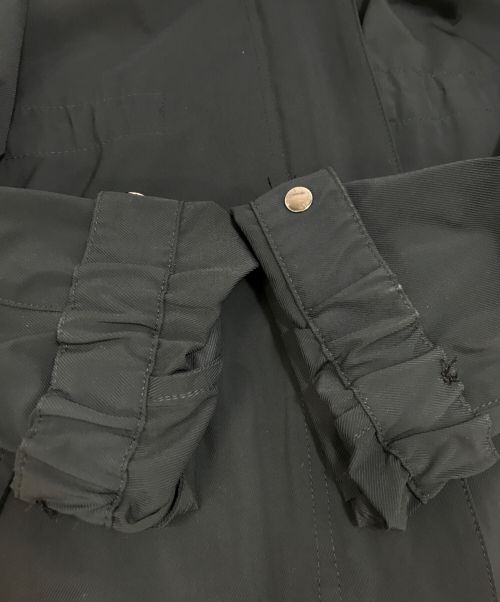 MOORER（ムーレー）MOORER (ムーレー) フーデッドコート ブラック サイズ:44の古着・服飾アイテム