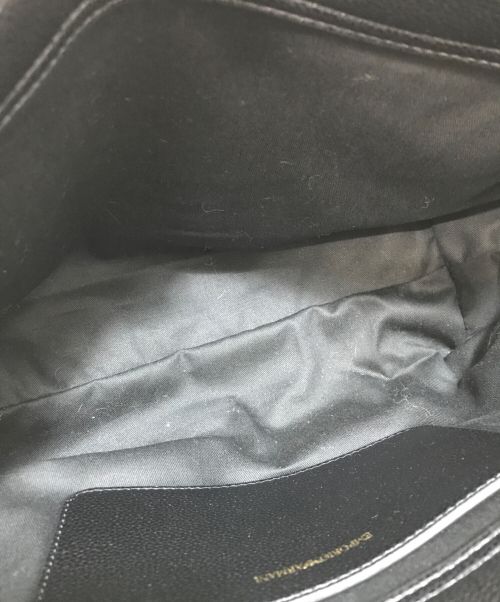 EMPORIO ARMANI（エンポリオアルマーニ）EMPORIO ARMANI (エンポリオアルマーニ) ハンドバッグ ブラックの古着・服飾アイテム