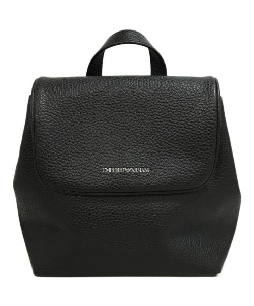 EMPORIO ARMANI（エンポリオアルマーニ）EMPORIO ARMANI (エンポリオアルマーニ) リュック ブラックの古着・服飾アイテム