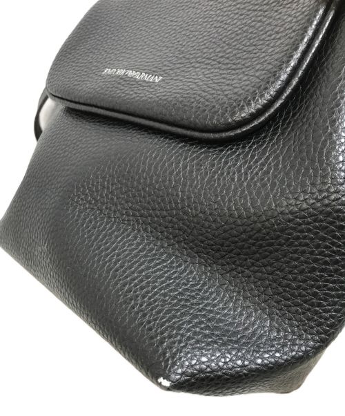EMPORIO ARMANI（エンポリオアルマーニ）EMPORIO ARMANI (エンポリオアルマーニ) リュック ブラックの古着・服飾アイテム