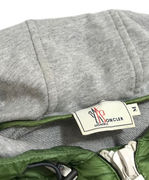 MONCLER GRENOBLE（モンクレール グルノーブル）MONCLER GRENOBLE (モンクレール グルノーブル) ダウンジャケット グリーン サイズ:Mの古着・服飾アイテム