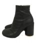 MM6 Maison Margiela (エムエムシックス メゾンマルジェラ) レザーアンクルブーツ ブラック サイズ:37：12000円