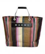 MARNIマルニ）の古着「ストライプトートバッグ」｜マルチカラー