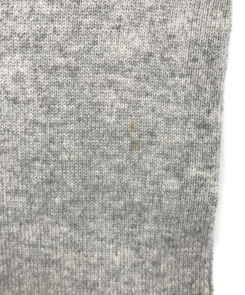 lucien pellat-finet（ルシアン・ペラフィネ）lucien pellat-finet (ルシアン・ペラフィネ) カシミヤストール グレーの古着・服飾アイテム