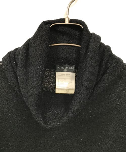 CHANEL（シャネル）CHANEL (シャネル) タートルネックニット ブラック サイズ:42の古着・服飾アイテム