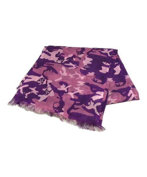 lucien pellat-finet（ルシアン・ペラフィネ）lucien pellat-finet (ルシアン・ペラフィネ) マフラー ピンクの古着・服飾アイテム