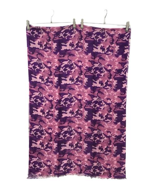 lucien pellat-finet（ルシアン・ペラフィネ）lucien pellat-finet (ルシアン・ペラフィネ) マフラー ピンクの古着・服飾アイテム