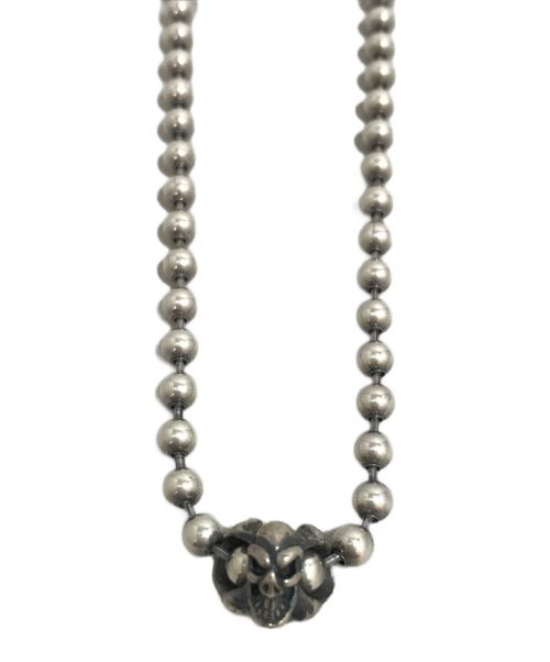 BILL WALL LEATHER（ビルウォールレザー）BILL WALL LEATHER (ビルウォールレザー) ロゴトップボールチェーンネックレス シルバーの古着・服飾アイテム