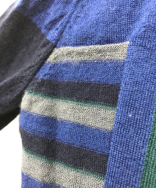 PS Paul Smith（ＰＳポールスミス）PS Paul Smith (ＰＳポールスミス) ニット ネイビー サイズ:Mの古着・服飾アイテム