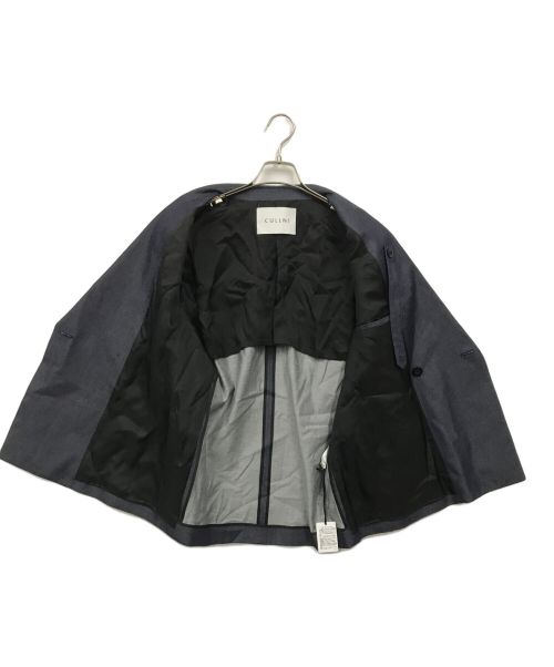 CULLNI（クルニ）CULLNI (クルニ) Light Denim Tailored Jacket ネイビー サイズ:1 未使用品の古着・服飾アイテム