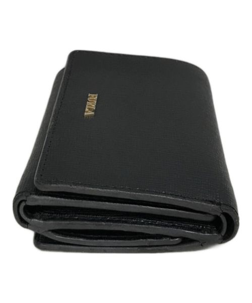 FURLA（フルラ）FURLA (フルラ) コンパクトウォレット ブラックの古着・服飾アイテム